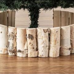 ニトリ　クリスマスツリー　足元隠し　足隠し　ウッドフェンスの画像