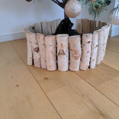 ニトリ　クリスマスツリー　足元隠し　足隠し　ウッドフェンス