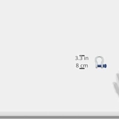 オーエッチ工業 鍛造シャックル 弓型 2t BC-20Tの画像