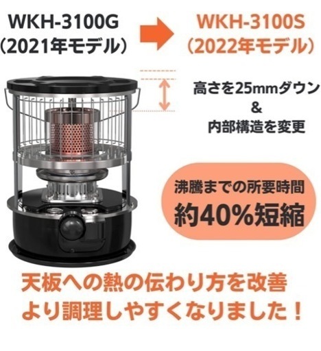 パセコ　石油ストーブ　キャンプ　2022年式