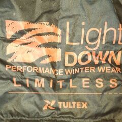 🦢TULTEX light Down ダウンジャケット M アウトドア 保管袋付の画像