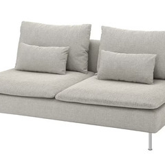 IKEA お洒落 3人掛け ソファ ソーデルハムン クッション付
