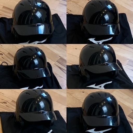 野球 ヘルメット JSBB  ミズノ 軟式　打者用　左右兼用タイプ  Oサイズ　6個