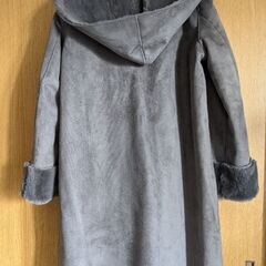 美品ムートンタッチコートの画像