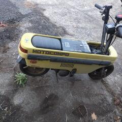 ホンダ モトコンポ 黄色 希少 AB12　始動しましたの画像