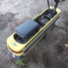 ホンダ モトコンポ 黄色 希少 AB12　始動しましたの画像