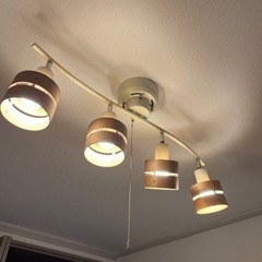 シーリングライト、電球付き
