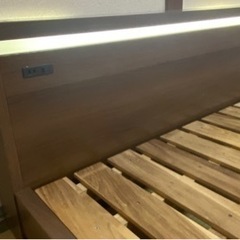 セミダブルベッド　本体のみの画像