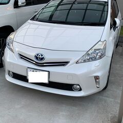 トヨタ Priusα・平成24年・車検付き・11万キロ・ナビ・テレビ・ETC・Bカメラ・スタッドレスタイヤの画像