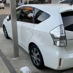トヨタ Priusα・平成24年・車検付き・11万キロ・ナビ・テレビ・ETC・Bカメラ・スタッドレスタイヤの画像