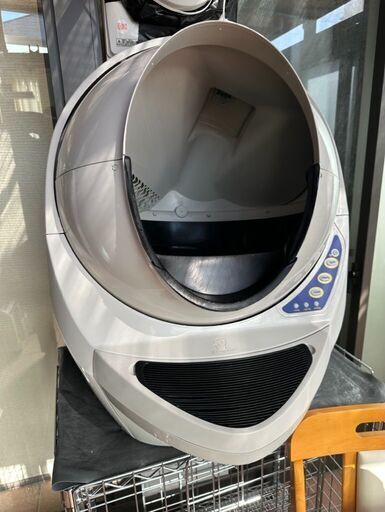 ★全自動 猫トイレ キャットロボット オープンエアー★専用ドームフェンス\u0026オープンエアー専用ステップ付属