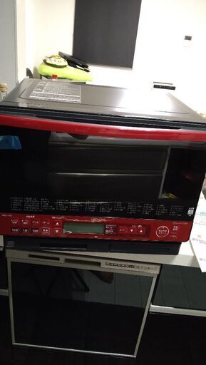 【ジャンク】日立　スチームオーブンレンジ　2018年製　red