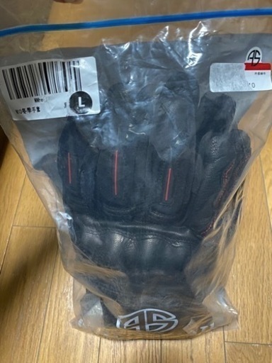 バイク グローブ 冬用 暖かい ロング Alien Snail レザー サイズL