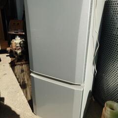 2018年製】三菱 146L 2ドア冷蔵庫 LED照明! ラウンドカットデザイン