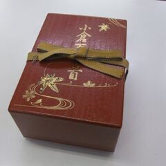 未使用保管品 田村将軍堂 百人一首 塗箱 紙札 かるた 小倉百人一首 札幌市 厚別区の画像