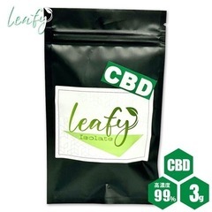 CBD アイソレート パウダー 3g Leafy 舌下吸収 睡眠...