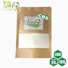 CBD アイソレート パウダー 100g Leafy 舌下吸収 ...