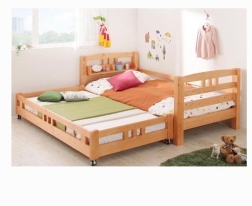 中古品2段ベッド　マット2個セット