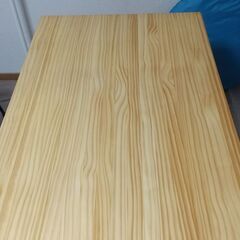木製テーブル【あげます】【中古】【配送不可】