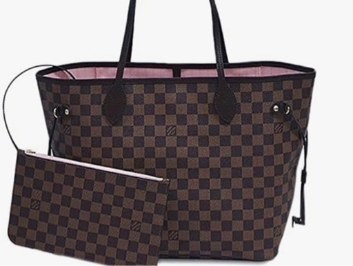 ルイヴィトンN41603トートバッグダミエLVポーチ付き輸入品