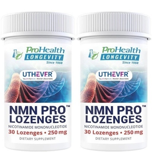 【お得2本】ProHealth Longevity NMN Pro Lozenges（ニコチンアミドモノヌクレオチド プロ ロゼンジ）250mg 舌下吸収 トローチ 30粒 2本セット【新品】全国配送料無料