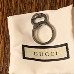GUCCI シルバーリング 箱付 極美品⠀】GUCCI シルバーリング 蛇 箱付き