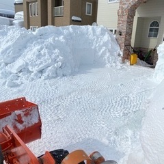 スポット排雪おまかせください。ザクザクで困ってる方も