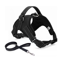 ⭐️リード付き⭐️ 犬用　ハーネス　着脱簡単　おしゃれ　反射材　...