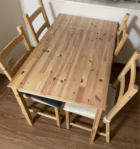 ※決まりました※IKEA ダイニングテーブル&椅子4脚セット
