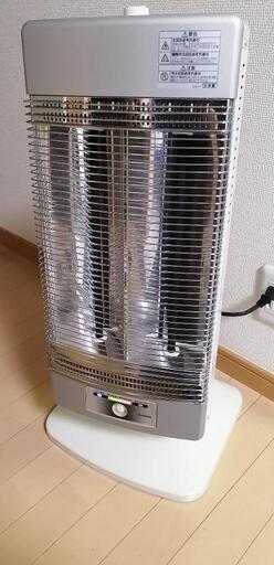コロナ遠赤外線ヒーター　コロナ CORONA DH-1215R SS [コアヒート 1150W～200W 転倒時電源OFF 首振り機能付 シャンパンシルバー]