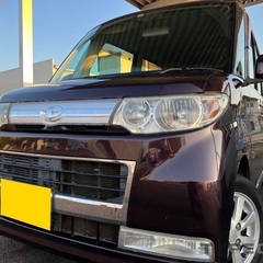 月々8千円〜分割可❗️車検付き！【名義変更代込み】広い車内！人気車‼️ダイハツ タントカスタムXリミテッド☆HDDナビ付き☆走行中DVD見れます☆TVも見れます☆バックモニター付き☆純正アルミ☆便利なパワースライドドア☆ETC付き☆ドライブレコーダー付きのフル装備☆そのまま乗って帰れます‼️の画像