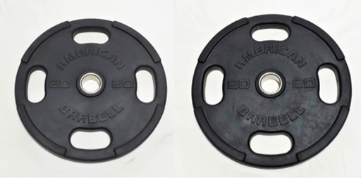 アメリカンバーベル20kgプレートセット