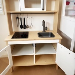 イケア　IKEA DUKTIG ドゥクティグ　おままごとキッチン　中古の画像