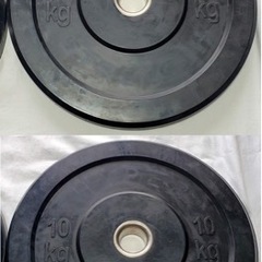 ハイパーストレングス10kgバンパープレートセットの画像