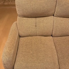 ニトリ電動リクライニングソファ2人掛け定価6万円の画像