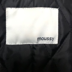 moussy ハーフコート ブラックの画像