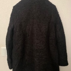 moussy ハーフコート ブラックの画像