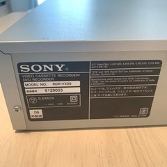［SONY］ RDR-VX30 ダビング機能搭載 VHS／DVDレコーダー Amazon | SONY スゴ録 RDR-VX30 VHSビデオ一体型DVDレコーダー