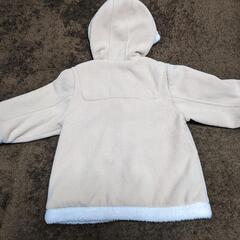 フード付きコート　くま　90の画像