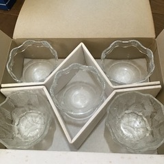 ガラス小鉢セットの画像