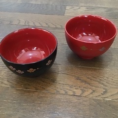 茶碗、お椀、コップセットの画像