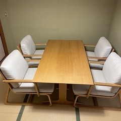 無印良品リビングでもダイニングでも使えるテーブルソファーチェア5...