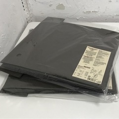 ✨未使用品✨無印良品　ワンタッチで組み立てられるダンボールスタンドファイルボックス５枚組×2組　ダークグレーの画像