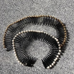 ☆【お値引き】スタイルアップ3Dコーム＆金パールアレンジコームセットの画像