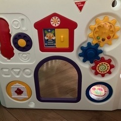 中古 ベビーサークル 日本育児 ミュージカルキッズランドDX 8枚セット 動作確認済の画像