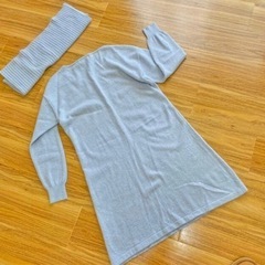 Aquweiser-riche ☆ニットワンピース(スヌード付)の画像