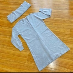 Aquweiser-riche ☆ニットワンピース(スヌード付)の画像