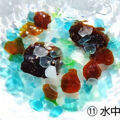 シーグラス 150㌘パック No.⑪（Ａ品４色 150個）の画像