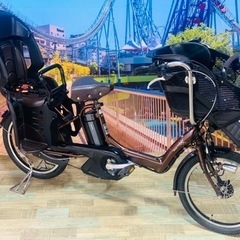 Ⅵ 4372 長生きバッテリー8.9A 新品日本製タイヤ　子供乗せ電動自転車の画像