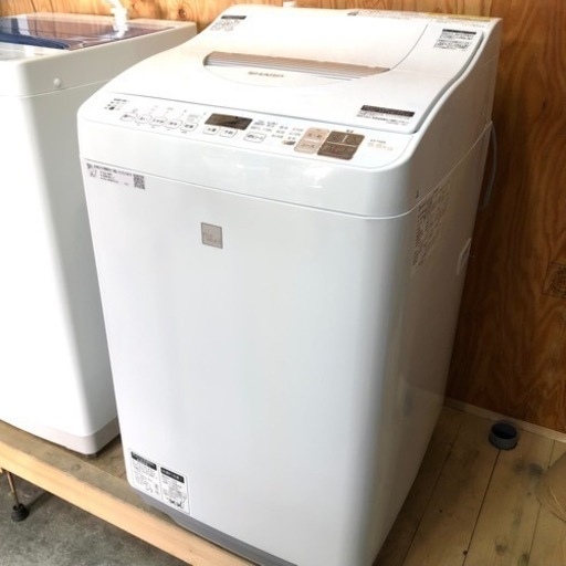 シャープ 2018年製 乾燥機付き 洗濯機 5.5㎏ 国産 SHARP ES-T5E6  引っ越し